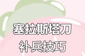 新赛季中补塔刀的使用技巧是什么？
