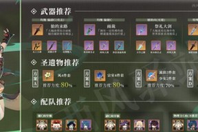 原神温迪圣遗物怎么选？最佳套装配搭推荐是什么？