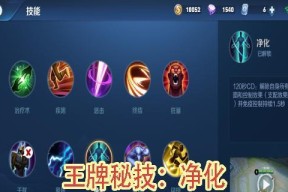 王者荣耀净化都还有什么？如何正确使用净化技能？