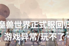 遇到魔兽世界无法游玩时应该怎么办？