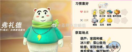 摩尔庄园弗礼德礼物喜好一览？如何根据喜好挑选礼物？  第1张
