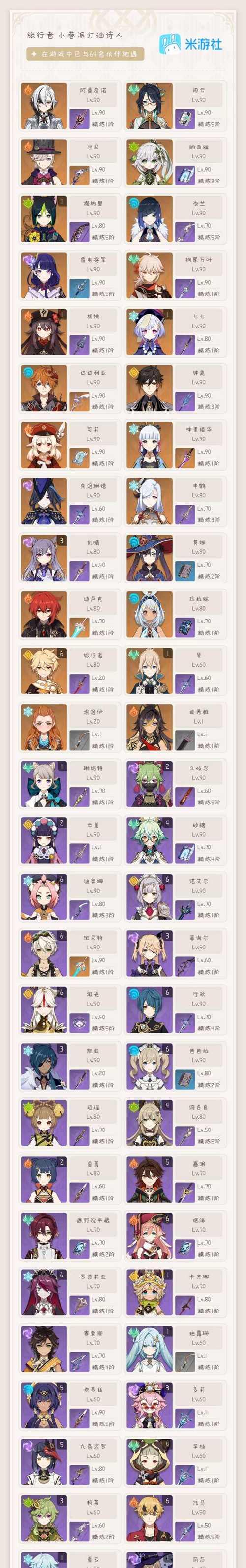 原神角色信息更新位置在哪？  第3张