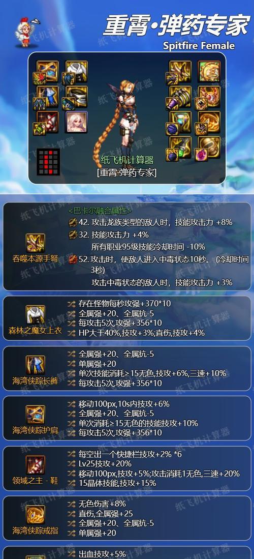 dnf弹药专家应该选择哪种甲？各甲属性对比如何？  第3张