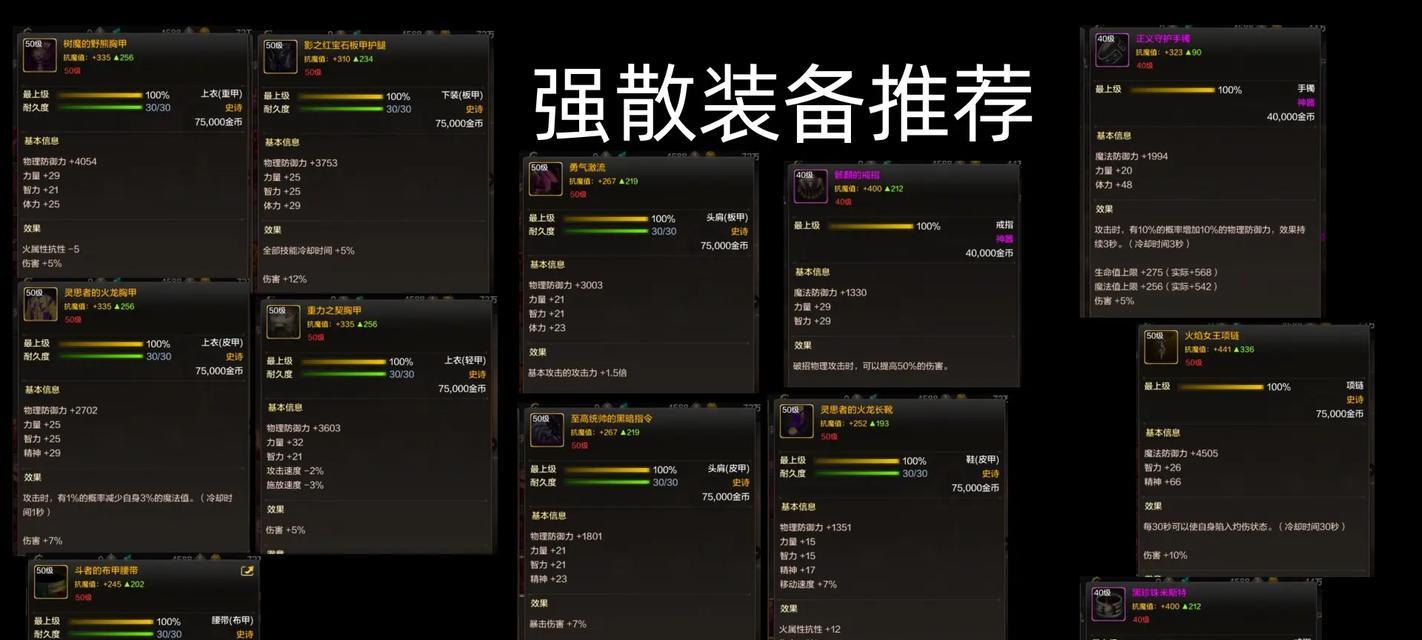 地下城材料选择有技巧吗？哪些材料是必须的？  第1张
