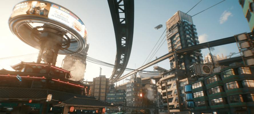 《赛博朋克2077》游戏企业广场的奇幻世界（探索未来科技的乐园）  第1张